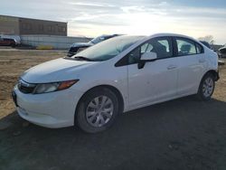 Honda salvage cars for sale: 2012 Honda Civic LX