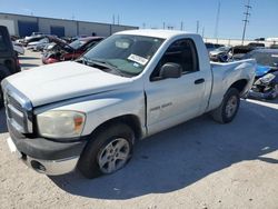 Dodge ram 1500 st salvage cars for sale: 2007 Dodge RAM 1500 ST