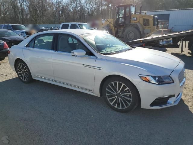 2019 Lincoln Continental Select