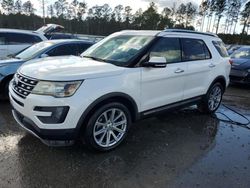 Vehiculos salvage en venta de Copart Harleyville, SC: 2016 Ford Explorer Limited