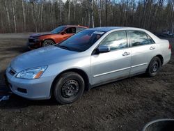 Honda Accord salvage cars for sale: 2007 Honda Accord Value