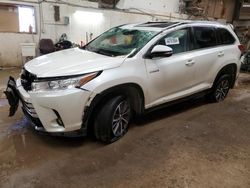 Salvage cars for sale at Casper, WY auction: 2019 Toyota Highlander Hybrid