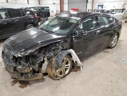 Salvage cars for sale from Copart Lansing, MI: 2018 Ford Fusion SE Hybrid