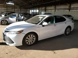 Toyota Camry le salvage cars for sale: 2020 Toyota Camry LE