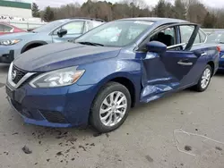 Salvage cars for sale at Assonet, MA auction: 2018 Nissan Sentra S