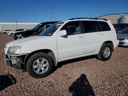 Salvage cars for sale at Phoenix, AZ auction: 2001 Toyota Highlander