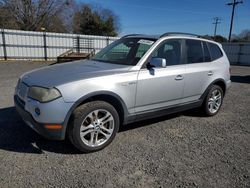 Salvage cars for sale from Copart Mocksville, NC: 2007 BMW X3 3.0SI