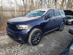 Salvage cars for sale from Copart Cicero, IN: 2017 Dodge Durango GT