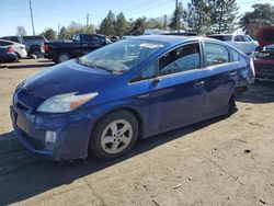 Toyota salvage cars for sale: 2010 Toyota Prius