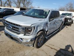 Salvage cars for sale at Bridgeton, MO auction: 2022 Ford F150 Supercrew