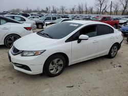 Salvage cars for sale at Bridgeton, MO auction: 2014 Honda Civic LX