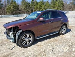 Mercedes-Benz ML 350 salvage cars for sale: 2013 Mercedes-Benz ML 350