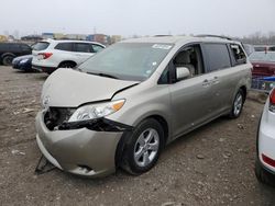 Toyota Sienna LE salvage cars for sale: 2016 Toyota Sienna LE