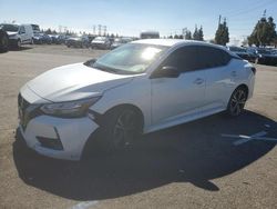 Nissan Sentra SR salvage cars for sale: 2022 Nissan Sentra SR