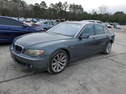 BMW 750 salvage cars for sale: 2007 BMW 750