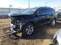 Salvage cars for sale from Copart Chicago Heights, IL: 2015 Toyota Highlander Limited