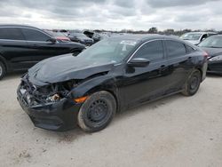 Salvage cars for sale from Copart San Antonio, TX: 2017 Honda Civic LX