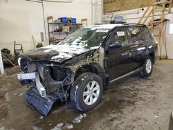 Salvage cars for sale from Copart Ham Lake, MN: 2013 Toyota Highlander Base