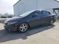 Salvage cars for sale from Copart Sacramento, CA: 2012 Honda Civic SI