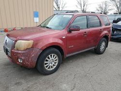 Mercury salvage cars for sale: 2008 Mercury Mariner Premier