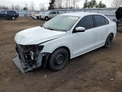 Salvage cars for sale at Bowmanville, ON auction: 2014 Volkswagen Jetta Base