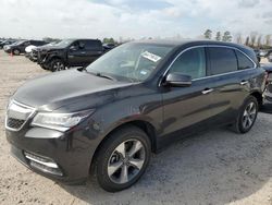 Salvage cars for sale from Copart Houston, TX: 2016 Acura MDX