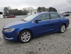 Salvage cars for sale at Loganville, GA auction: 2015 Chrysler 200 Limited