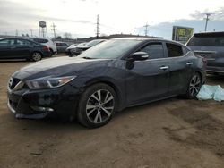 Salvage cars for sale at Dyer, IN auction: 2017 Nissan Maxima 3.5S