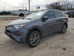 Salvage cars for sale from Copart Oklahoma City, OK: 2018 Toyota Rav4 Limited