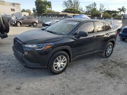 Salvage cars for sale at Opa Locka, FL auction: 2023 Toyota Corolla Cross L
