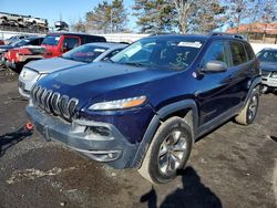 Jeep Cherokee salvage cars for sale: 2015 Jeep Cherokee Trailhawk