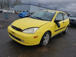 Ford Focus ZX3 salvage cars for sale: 2002 Ford Focus ZX3