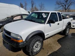 Salvage cars for sale at Bridgeton, MO auction: 2002 Chevrolet S Truck S10