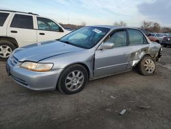 Honda Accord SE salvage cars for sale: 2002 Honda Accord SE