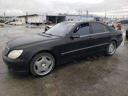 Mercedes-Benz S 430 salvage cars for sale: 2001 Mercedes-Benz S 430