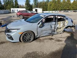 Salvage cars for sale from Copart Arlington, WA: 2021 Honda Civic Sport Touring