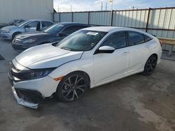 Salvage cars for sale from Copart Haslet, TX: 2019 Honda Civic Sport