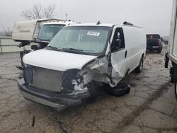 Salvage trucks for sale at Woodhaven, MI auction: 2019 Chevrolet Express G2500