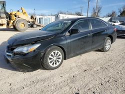 Salvage cars for sale at Oklahoma City, OK auction: 2016 Toyota Camry LE