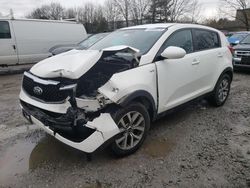 Salvage cars for sale at North Billerica, MA auction: 2016 KIA Sportage LX