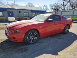 Salvage cars for sale at Wichita, KS auction: 2013 Ford Mustang