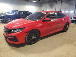 Salvage cars for sale at Franklin, WI auction: 2020 Honda Civic SI