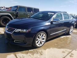 Salvage cars for sale at Grand Prairie, TX auction: 2016 Chevrolet Impala LTZ