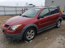 Pontiac salvage cars for sale: 2004 Pontiac Vibe