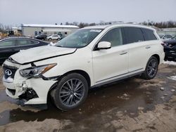Salvage cars for sale at Pennsburg, PA auction: 2019 Infiniti QX60 Luxe