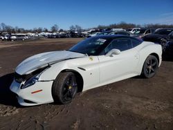 Salvage cars for sale at Hillsborough, NJ auction: 2016 Ferrari California T