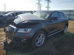 Salvage cars for sale at Elgin, IL auction: 2017 Audi Q5 Premium Plus