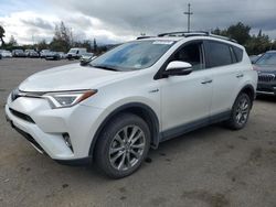 Toyota Rav4 salvage cars for sale: 2016 Toyota Rav4 HV Limited