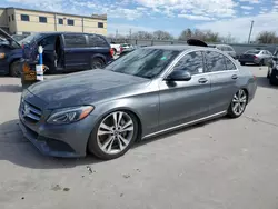 Salvage cars for sale at Wilmer, TX auction: 2018 Mercedes-Benz C 350E