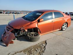 Salvage cars for sale from Copart Grand Prairie, TX: 2013 Toyota Corolla Base